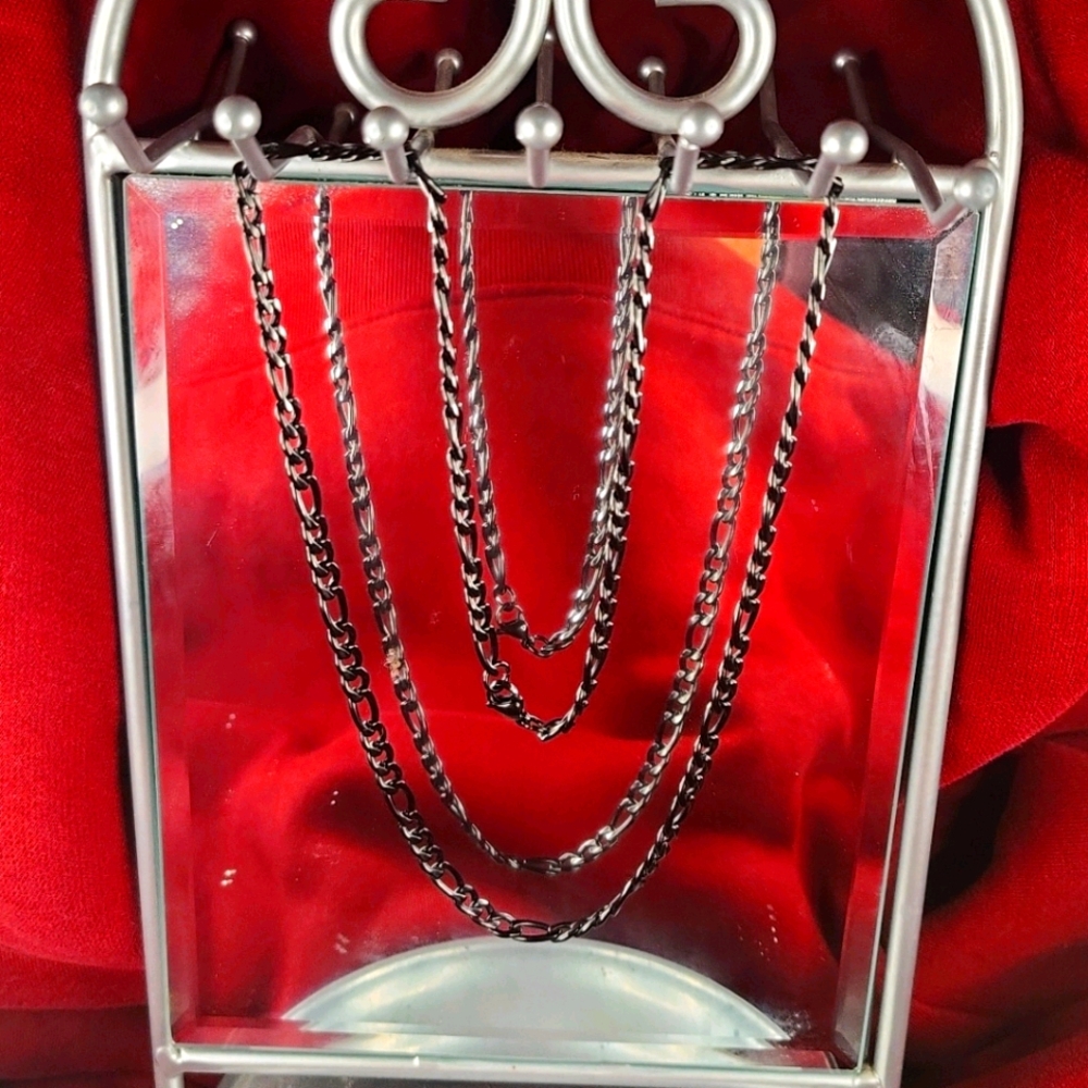 Stainless Steel Necklace Cuban Chain 5mm X 50cm